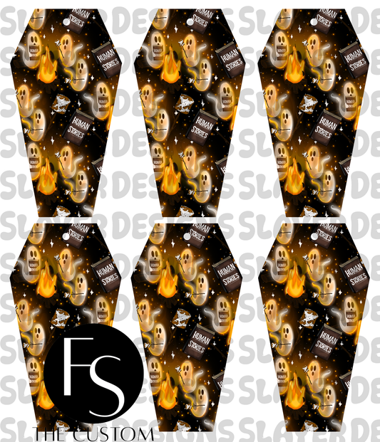 COFFINMARK47 - Cut and Sew Bookmarks FABRICSLAYER - Preorder
