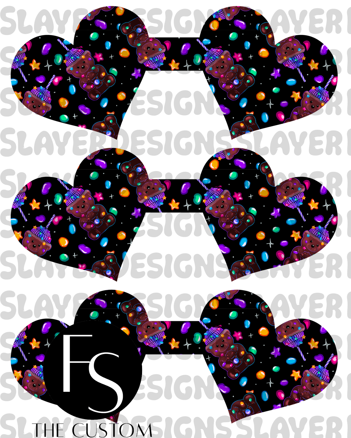 HEARTCHAIN010 - Cut and Sew Keychains FABRICSLAYER - Preorder