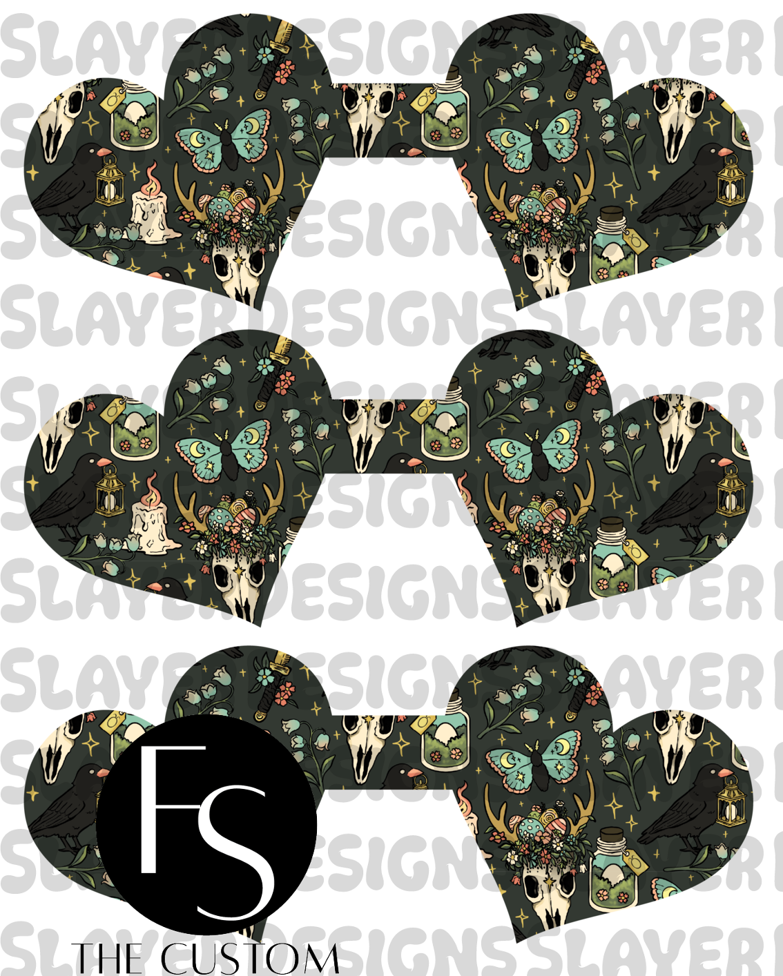 HEARTCHAIN011 - Cut and Sew Keychains FABRICSLAYER - Preorder