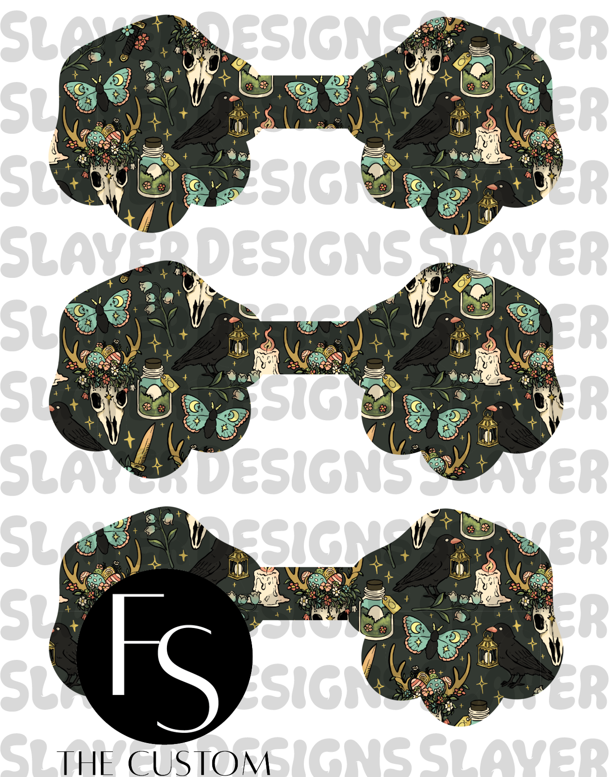 PAWCHAIN014 - Cut and Sew Keychains FABRICSLAYER - Preorder