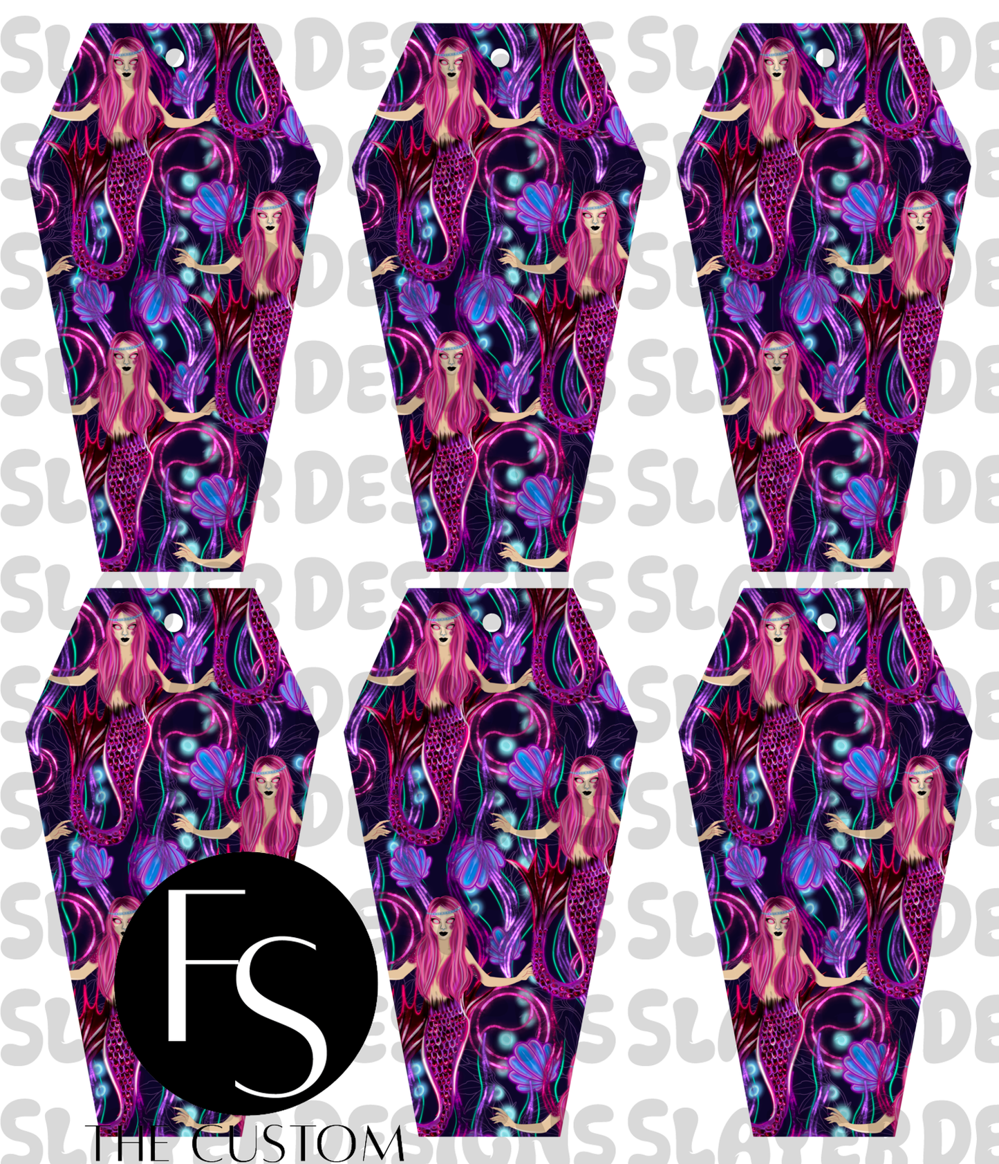 COFFINMARK48 - Cut and Sew Bookmarks FABRICSLAYER - Preorder