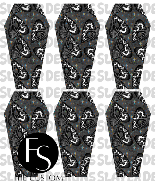 COFFINMARK49 - Cut and Sew Bookmarks FABRICSLAYER - Preorder