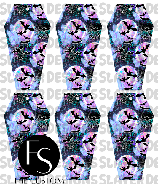 COFFINMARK50 - Cut and Sew Bookmarks FABRICSLAYER - Preorder