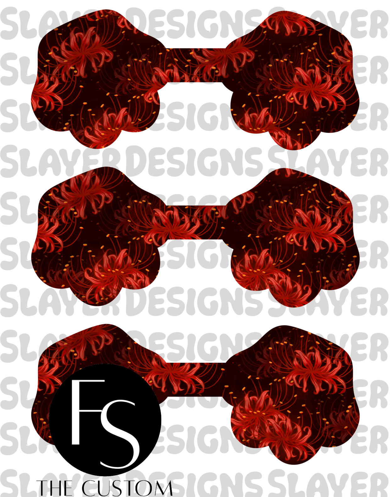 PAWCHAIN018 - Cut and Sew Keychains FABRICSLAYER - Preorder