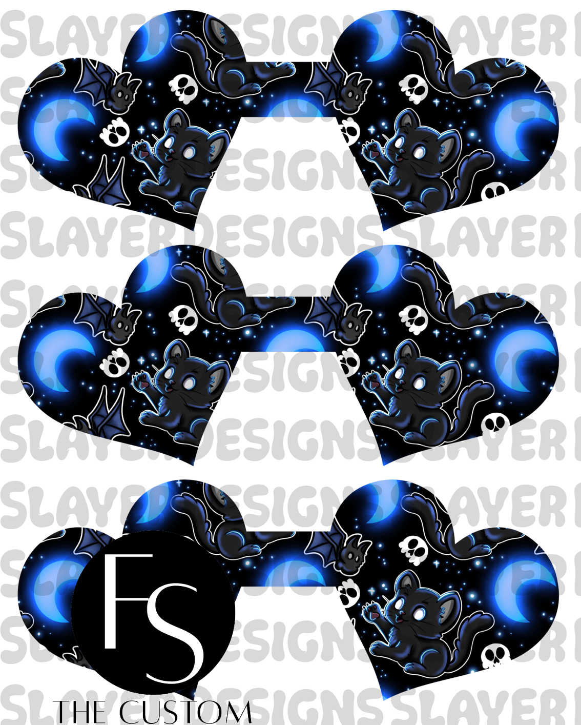 HEARTCHAIN016 - Cut and Sew Keychains FABRICSLAYER - Preorder