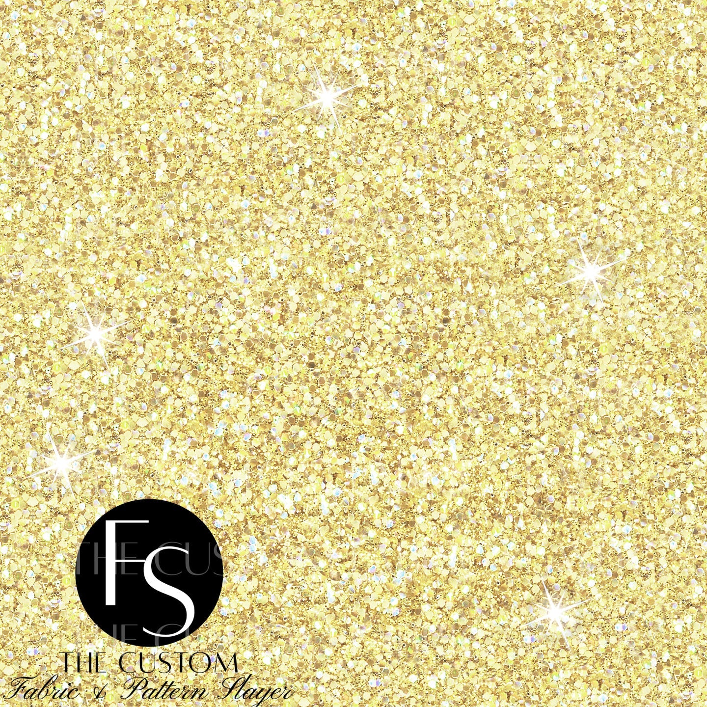 Dragon Yellow Glitter