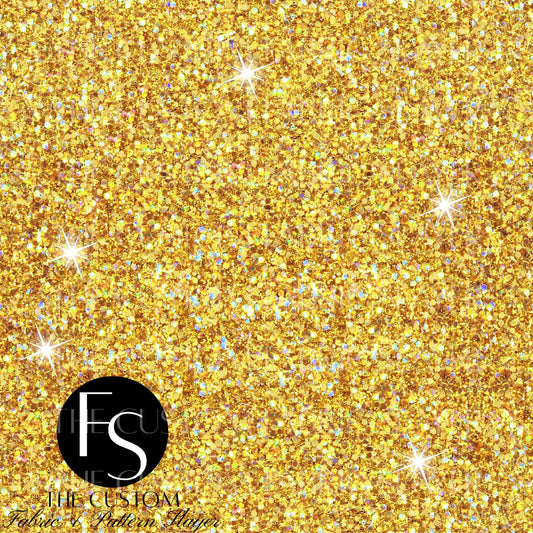 Bright Yellow Glitter