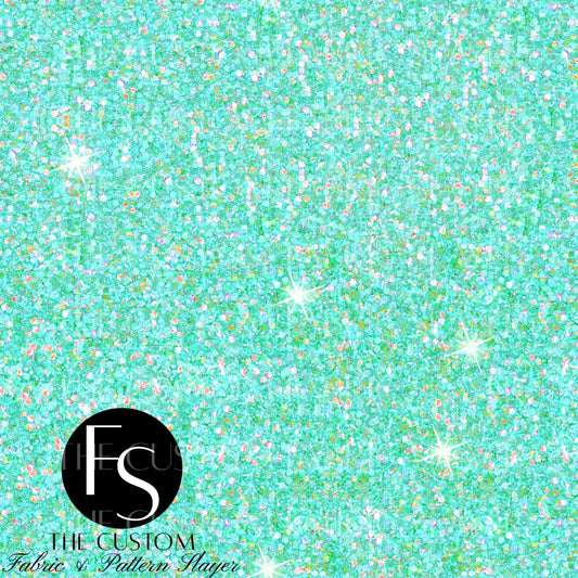 Mermaid Aqua Glitter