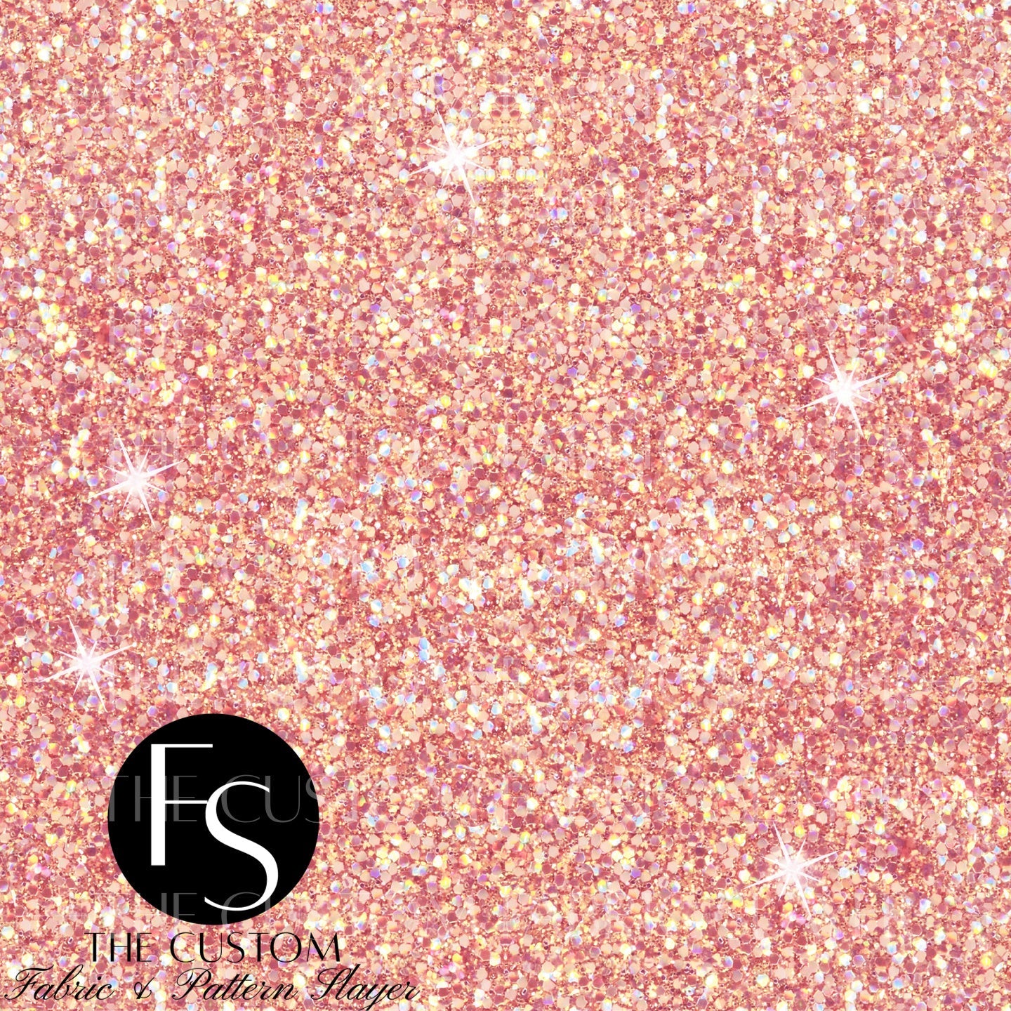 Light Salmon Glitter