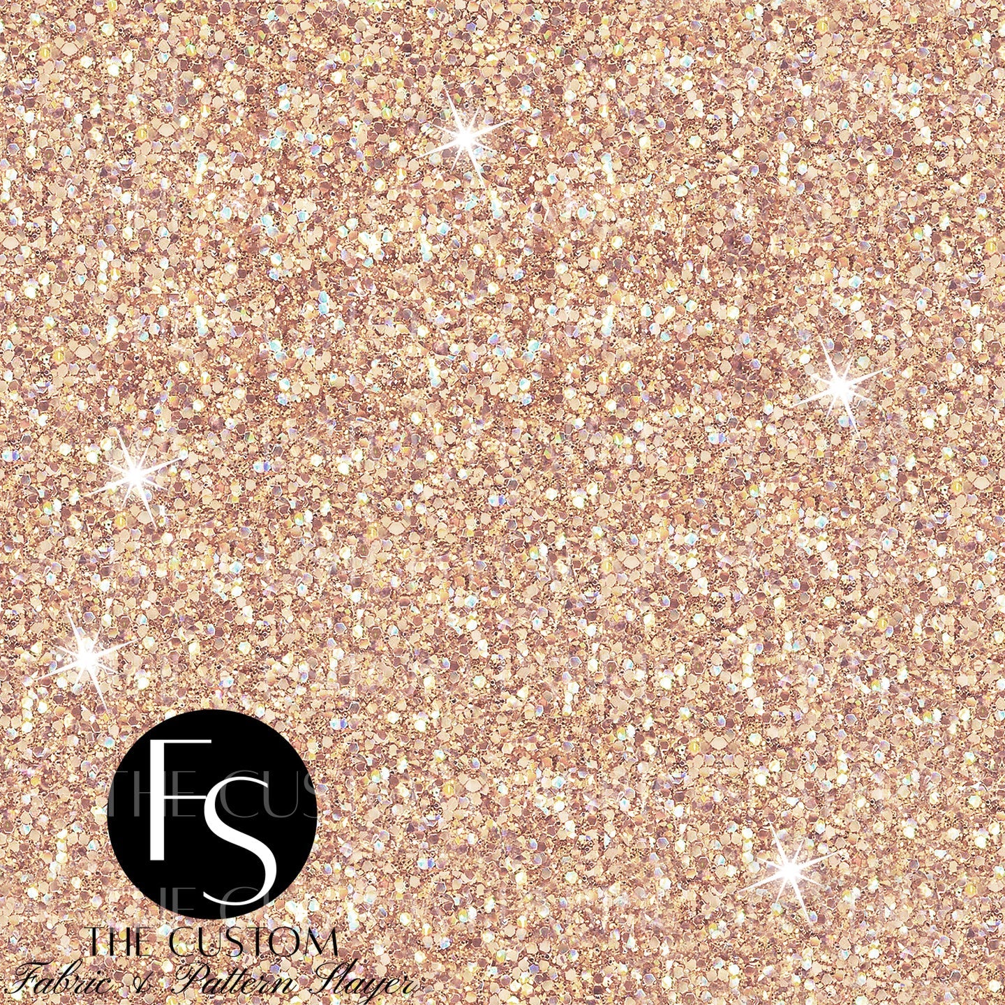 Nautical Peach Glitter