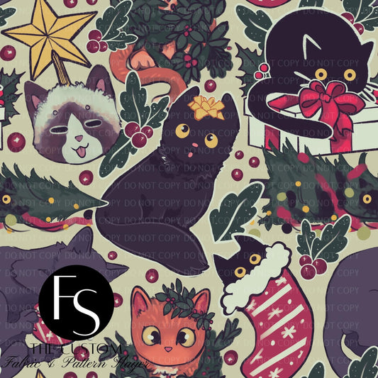 Alternate Spooky Christmas Kitties - HEXREJECT