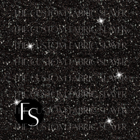 Creepy Black Glitter