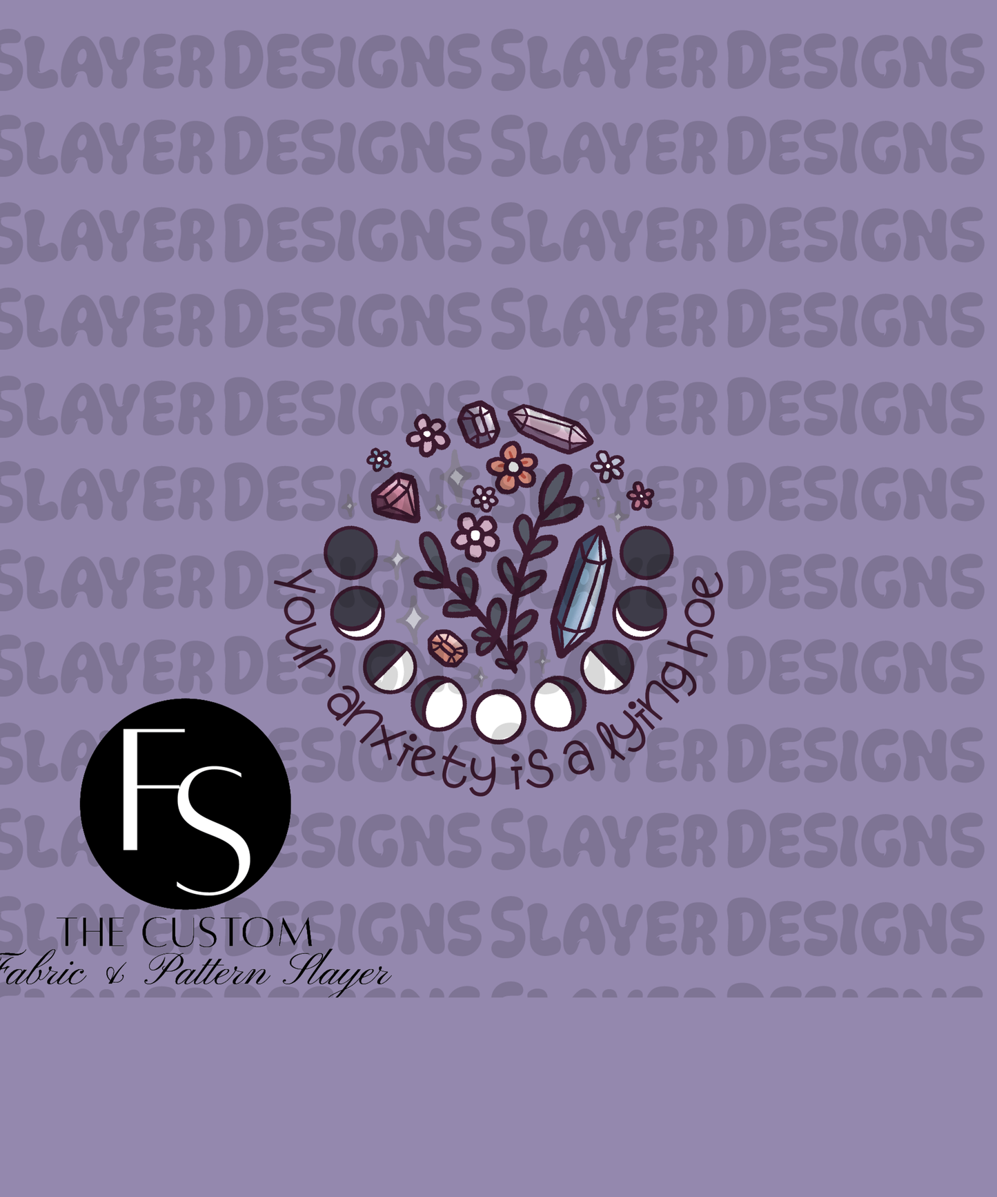 PO132 - PERIWINKLE&ONYX Panel