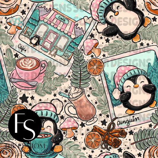 Penguin Cafe Animals B - LYSSDOODLES