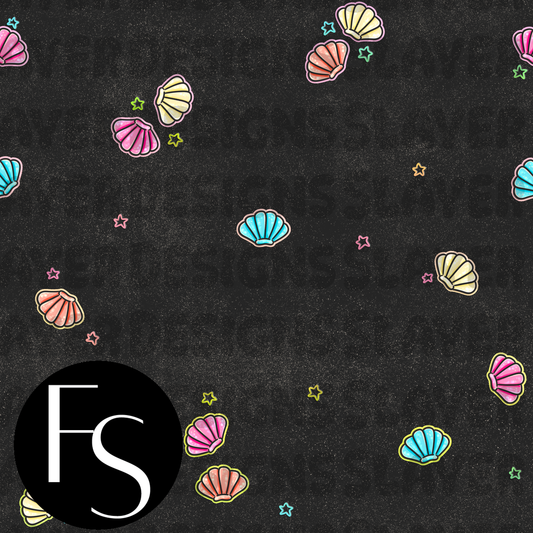 Whales Shell Coordinate A  - LYSSDOODLES