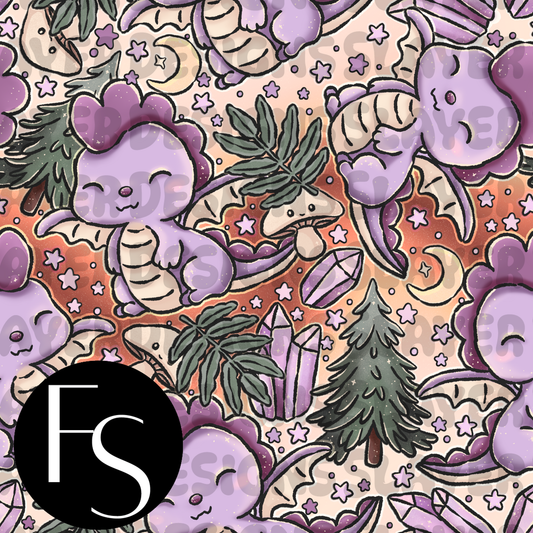 Cottagecore Dragons E - LYSSDOODLES