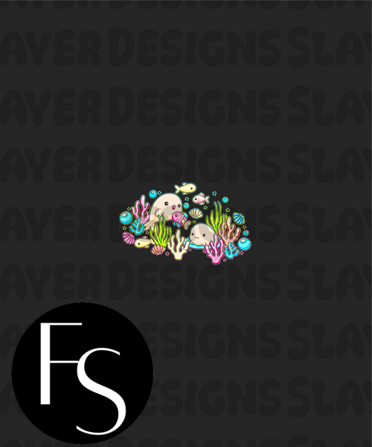 Whales C - LYSSDOODLES Panel