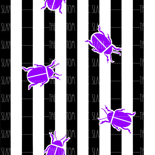 Purple Beetle Stripes  - HEXREJECTSVAULT
