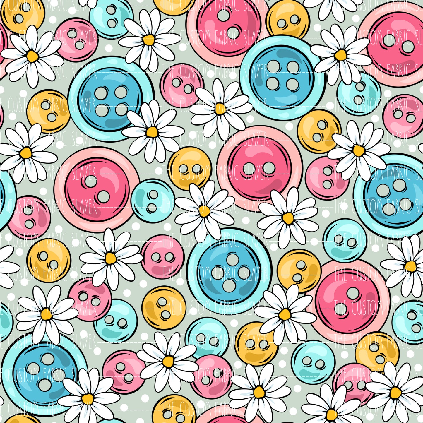 Bright Buttons - EVERBLOOMDESIGNS
