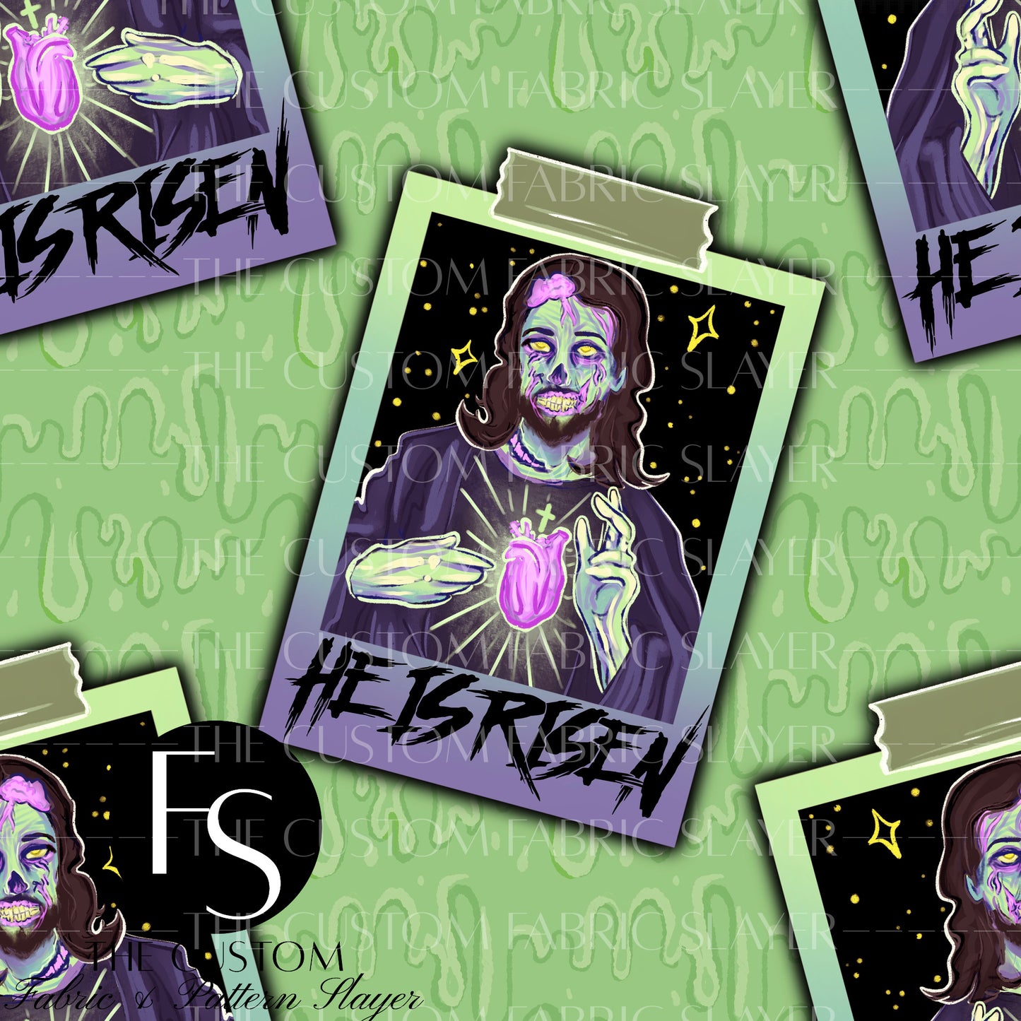 Dripey Zombie Jesus Polaroids - HEXREJECTVAULT