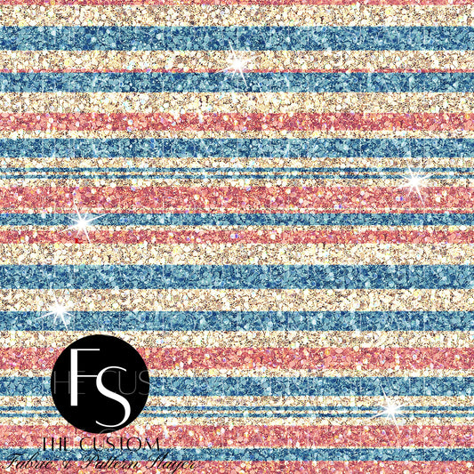 Nautical Ombre Waves Digital Glitter Texture