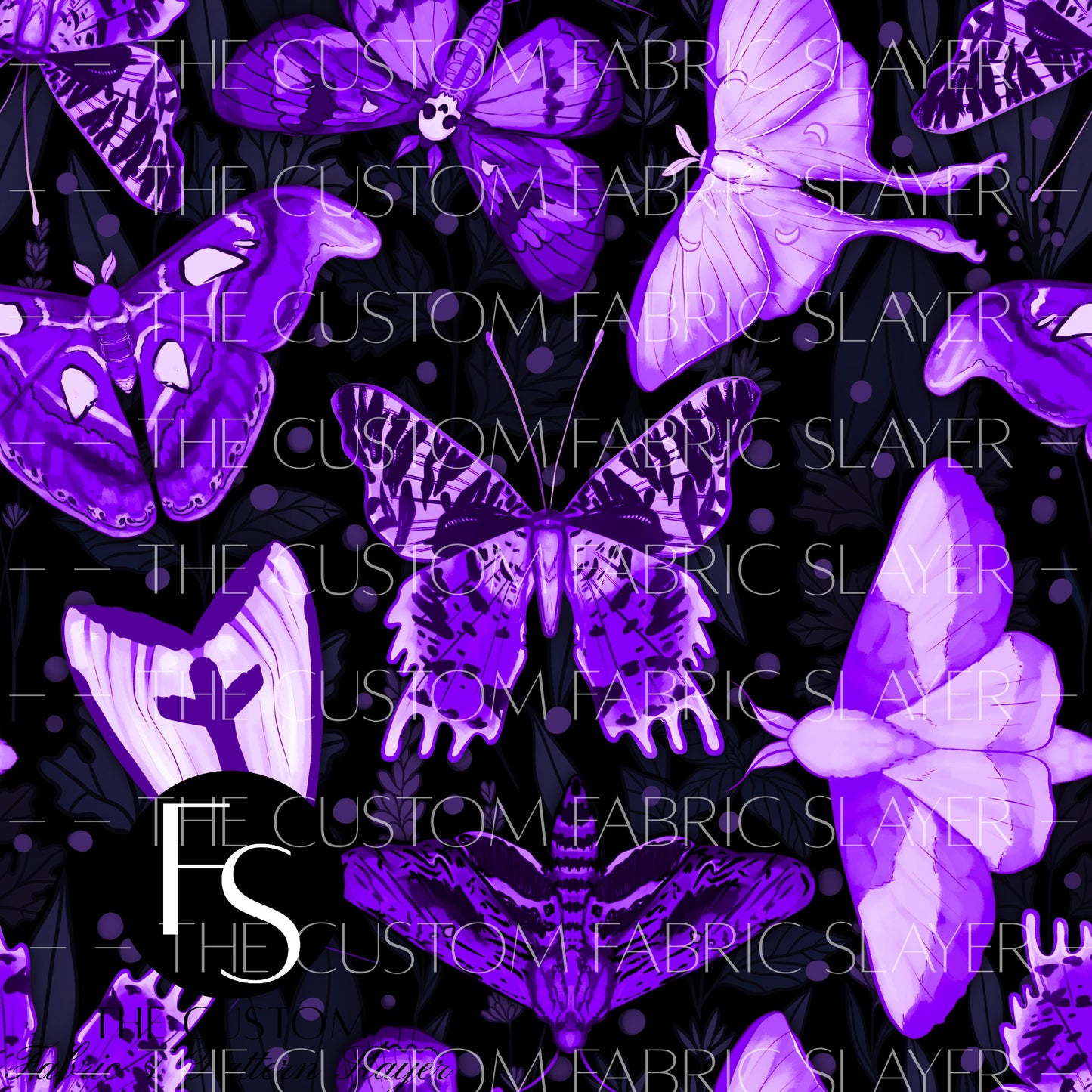 Cottagecore Purple Moth Collective - HEXREJECT