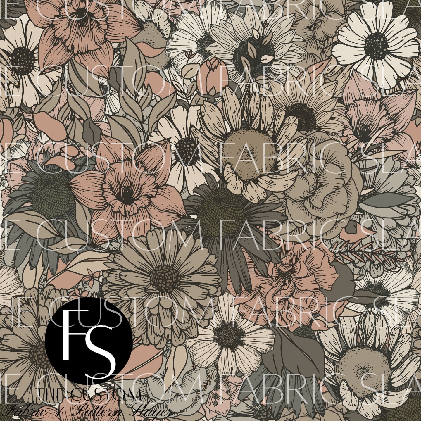 Muted Floral Bunch - SCARLOW