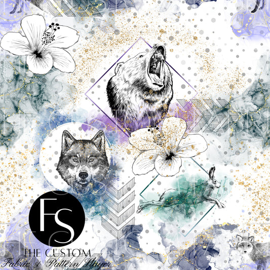 Light Floral Wildlife - SEAUNIVERSEDESIGNS
