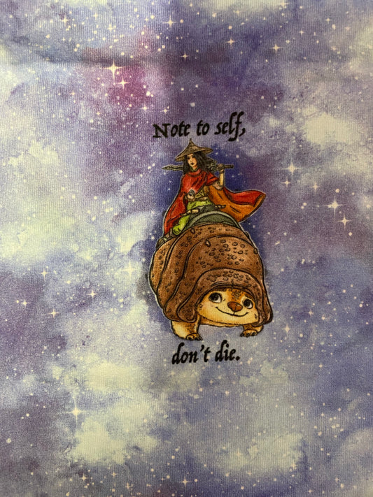 Note to self Don't die Panel - RTS