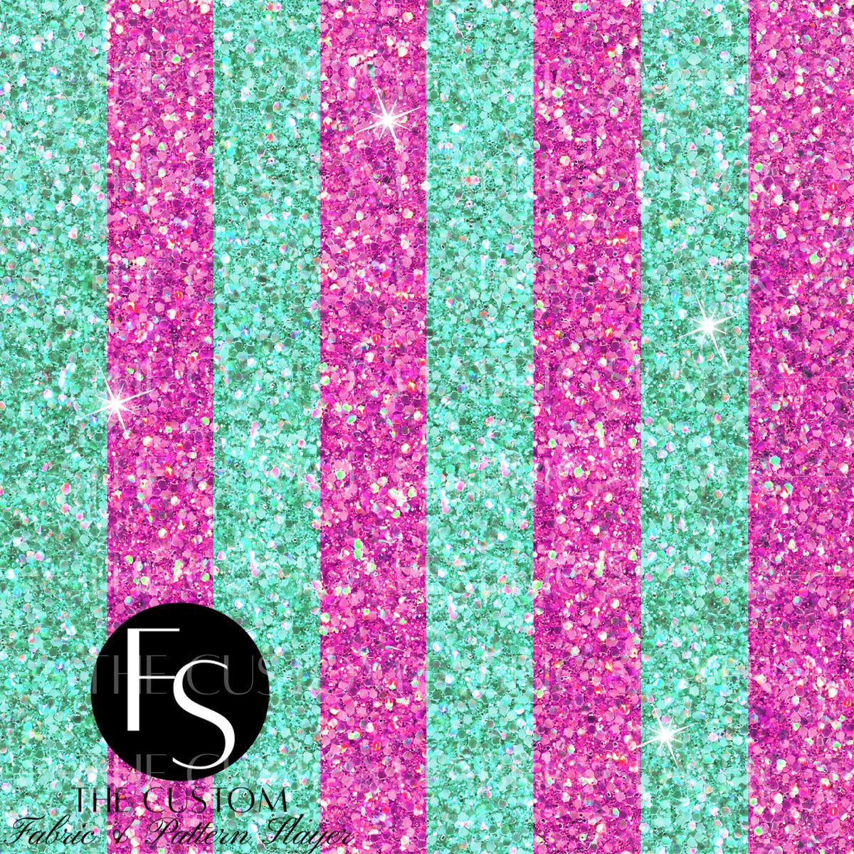 Carnival Stripes Digital Glitter Texture