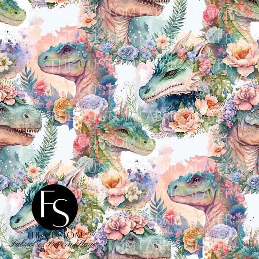 Floral Dinosaurs - BEAUTYBEEBRANDING