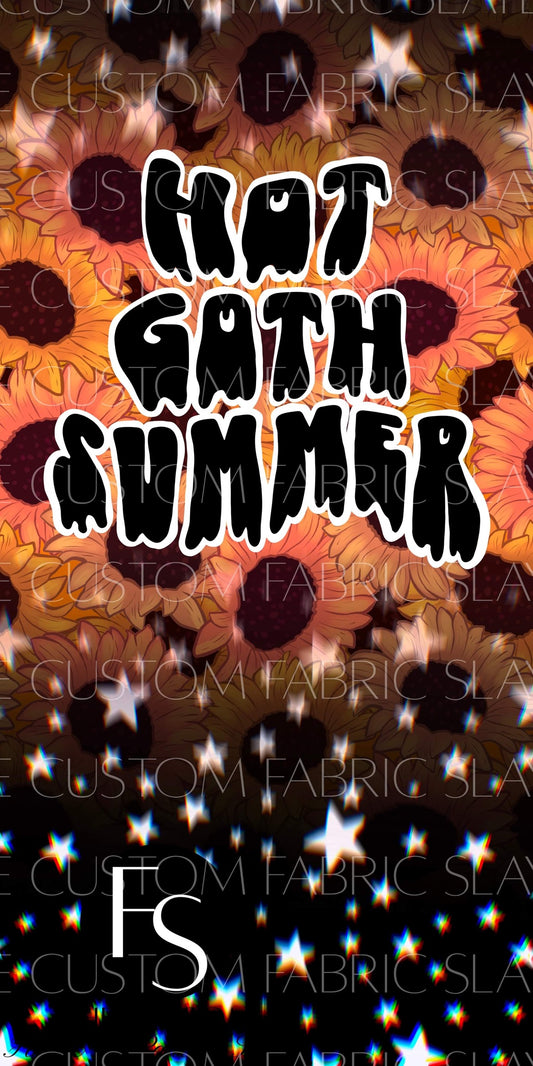 Hot Goth Summer Beach Towel - unfinished HEXREJECT