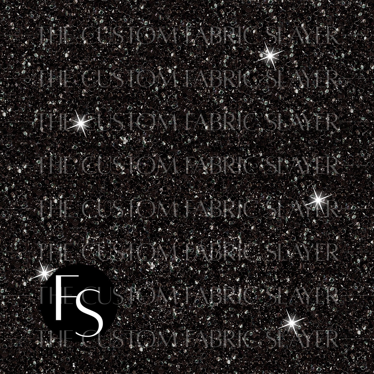 Creepy Black Digital Glitter Texture