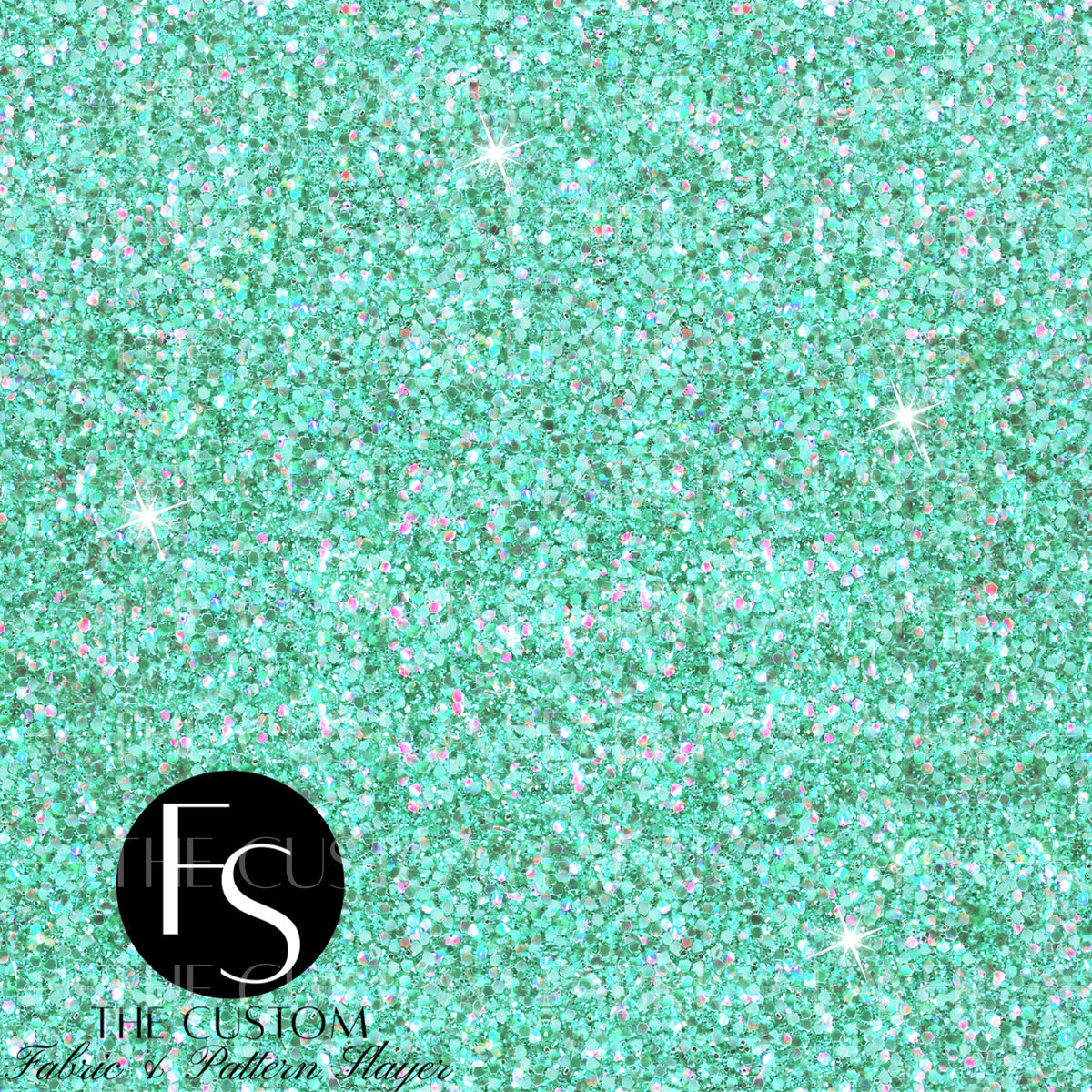 Carnival Aqua Digital Glitter Texture