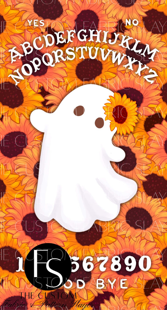 Sunflower Ghost Beach Towel - unfinished HEXREJECTS