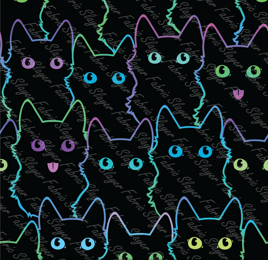 Neon Black Cats - VICTORIABAT
